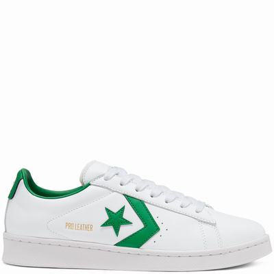 Férfi Converse OG Pro Leather Tornacipő CO5936714 Fehér/Zöld